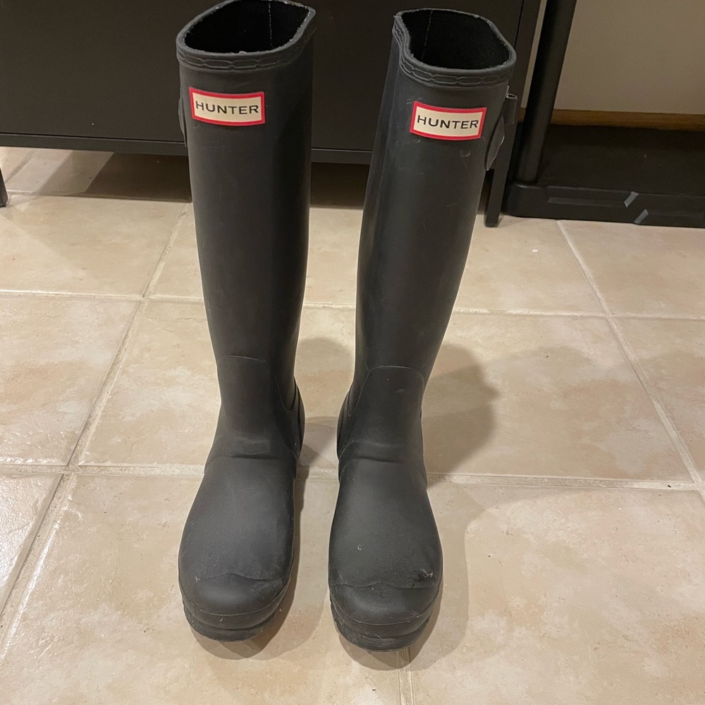 Hunter Classic Black Waterproof Boots